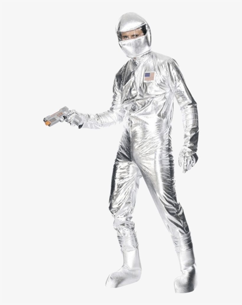 Astronaut Suit Costume - Silver Spaceman, transparent png download