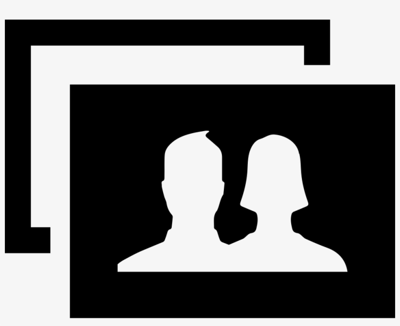 Couple Picture And Frame Comments - Icono De Pareja Enamorada, transparent png download