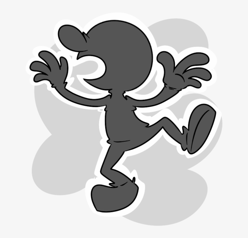 Game And Watch - Mr Game And Watch Evolution, transparent png download