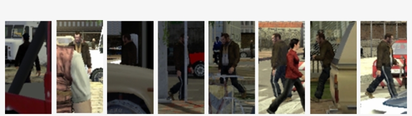 Cvc 06 Partially Occluded Virtual World Pedestrian - Walking, transparent png download