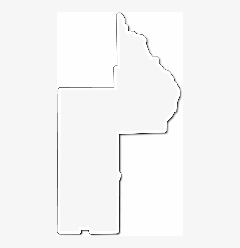 A Map Of Lake With An Outer Shadow Around The Map Area - Cross, transparent png download