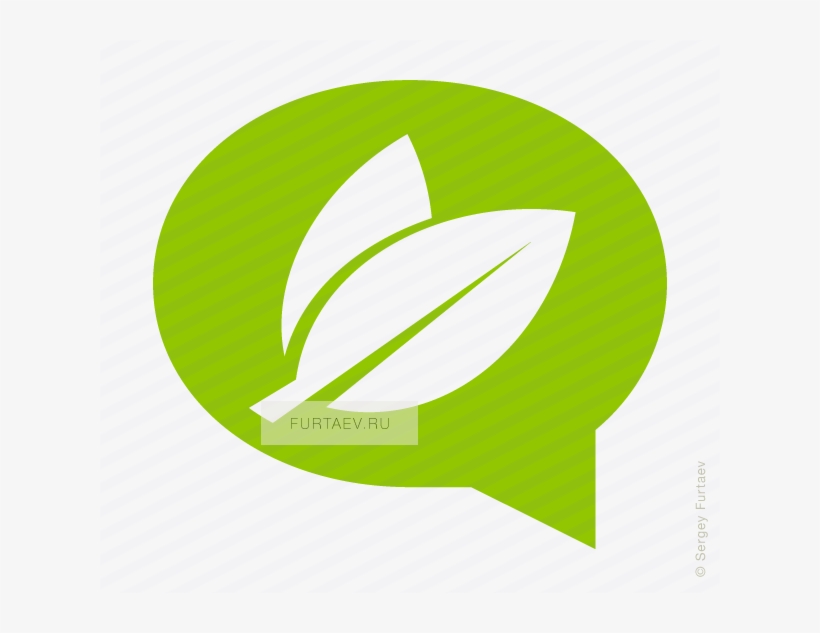 Green Talk Icon - Graphic Design, transparent png download