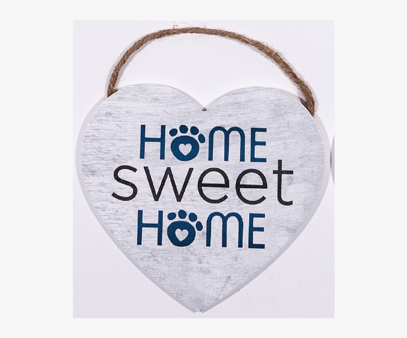 Heart Shaped Rope Sign -home Sweet Home - Heart, transparent png download