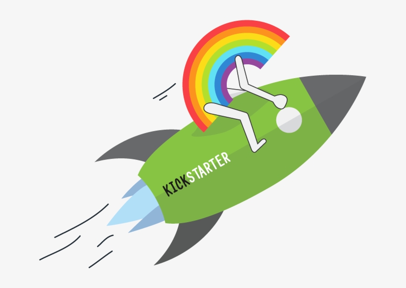 Launch It On Kickstarter Or Indiegogo - Graphic Design, transparent png download