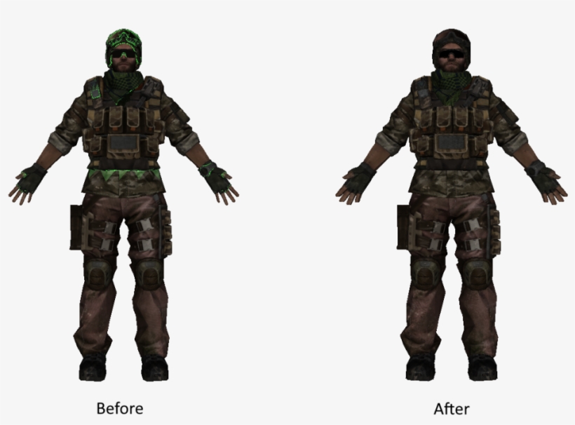 Makeprintable -texture Support 3d Models - Soldier, transparent png download