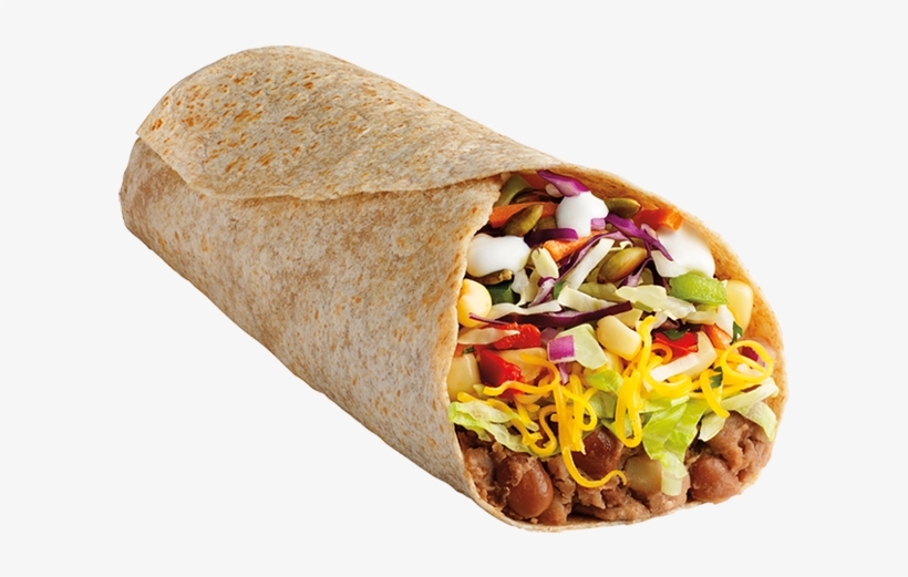 Taco Time Veggie Soft Taco, transparent png download