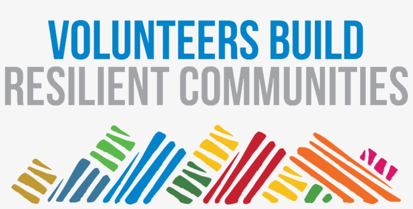 This Year, The Theme Of Ivd Is "volunteers Build Resilient - International Volunteers Day 2018 Theme, transparent png download