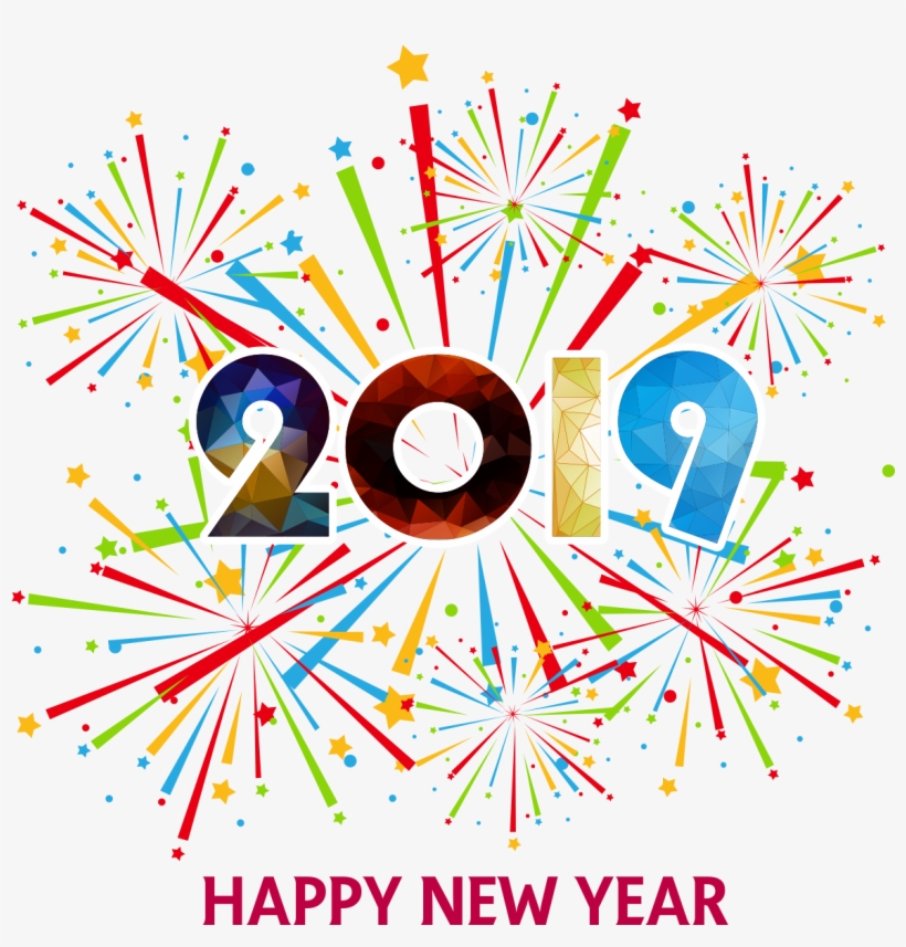 Download - Happy New Year 2019, transparent png download