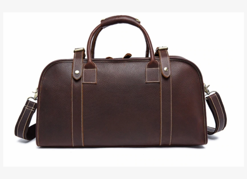 Vintage Genuine Leather Duffle Luggage Travel Bag - Túi Da Du Lịch Nam, transparent png download