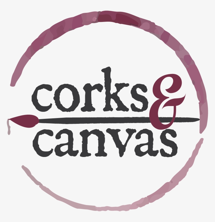 Corks & Canvas Art & Wine Walk - Circle, transparent png download