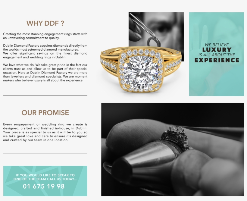 Bespoke Diamond Design - Engagement Ring, transparent png download