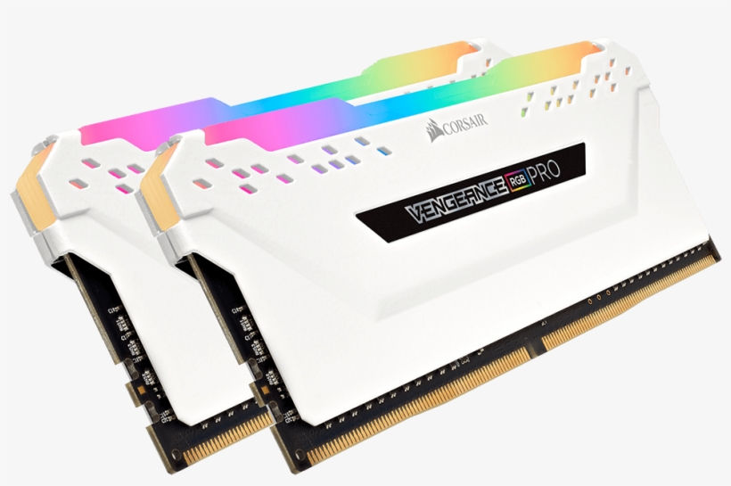 Corsair - Corsair White Rgb Ram, transparent png download