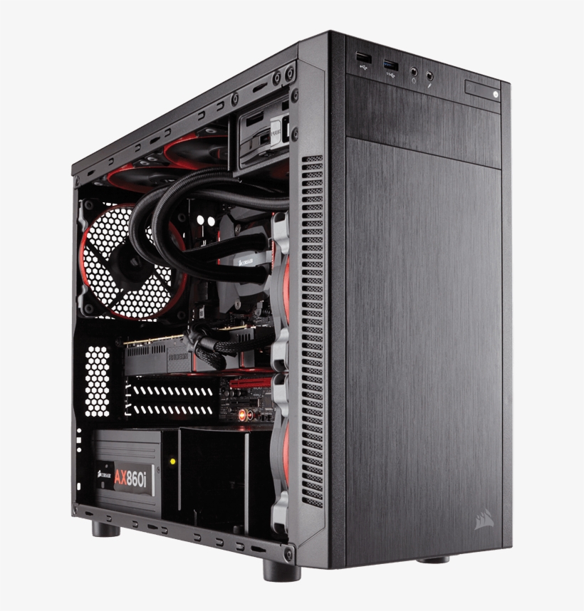Corsair Carbide Series 88r Micro-atx Chassis Costs - Corsair Carbide Series 88r Midi, transparent png download