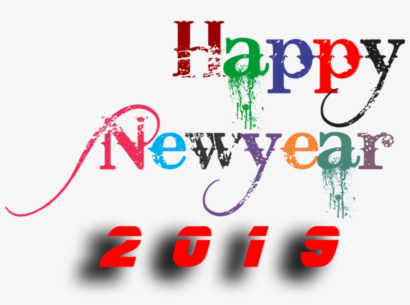 #followme #happynewyear #hapynewyear2k19 #2k19 #2019 - Happy New Year 2k19 Png, transparent png download