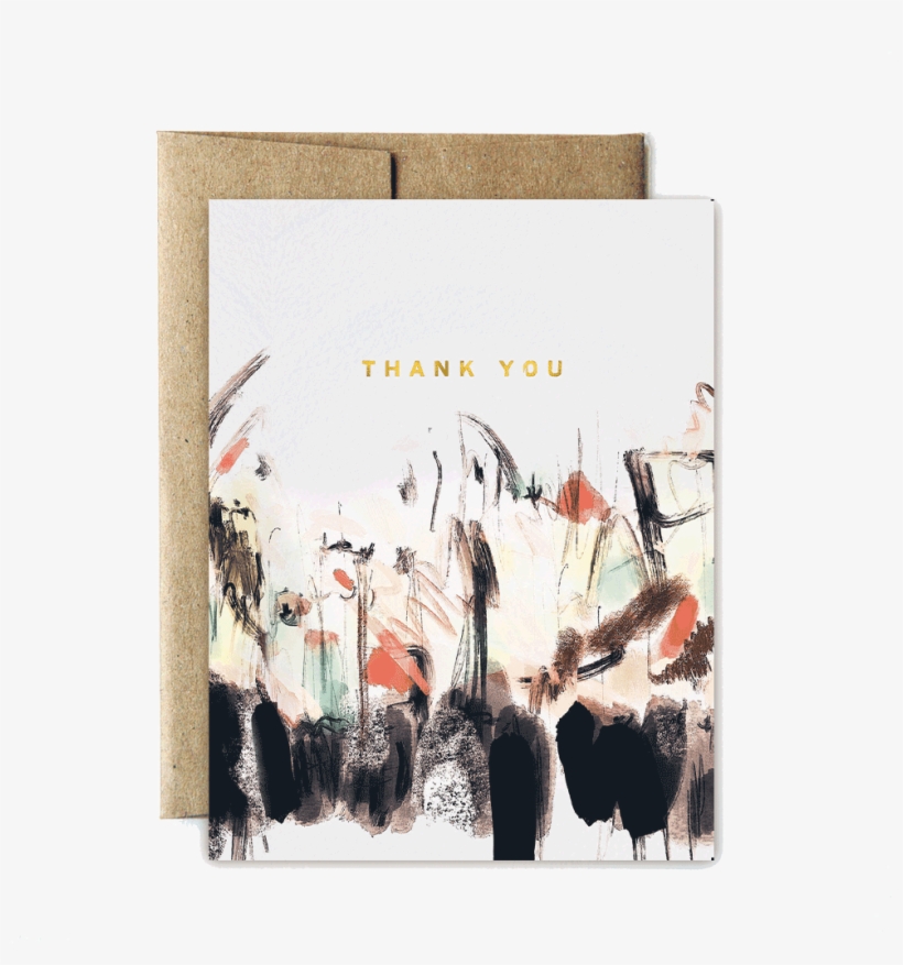 Foil Abstract Sunset Thank You - Bison, transparent png download