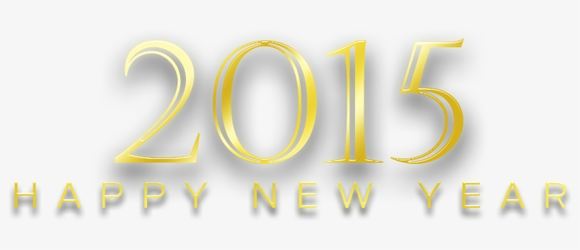 2015 Happy New Year - Calligraphy, transparent png download