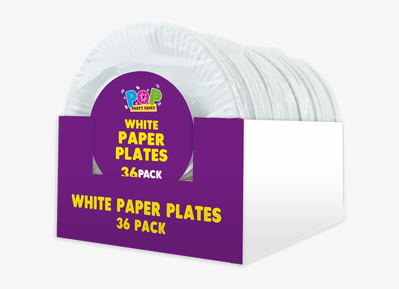 Disposable White Paper Plates 18cm - Panfleto Inauguração De Loja, transparent png download