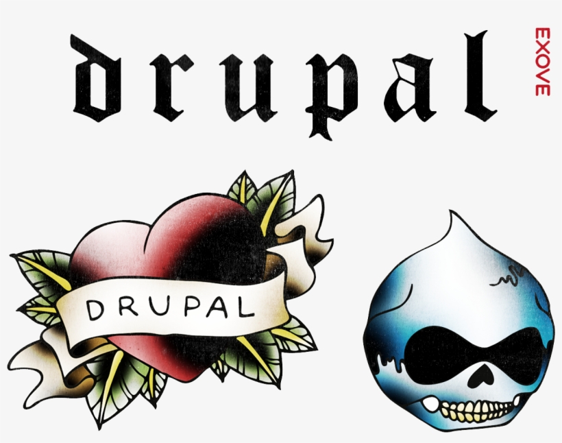 Drupal Front - Drupal Tattoo, transparent png download