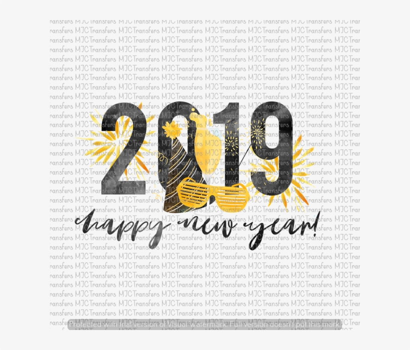 Png 2019happy New Year, transparent png download