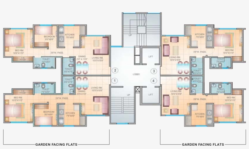 Floor - Floor Plan, transparent png download