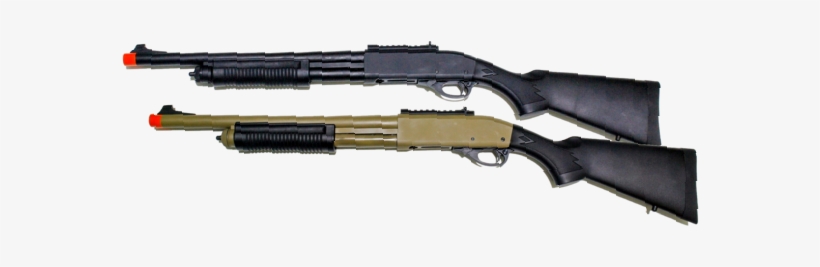 Jag Arms Scattergun Hd Black Gas Shotgun Airsoft Gun - Firearm, transparent png download