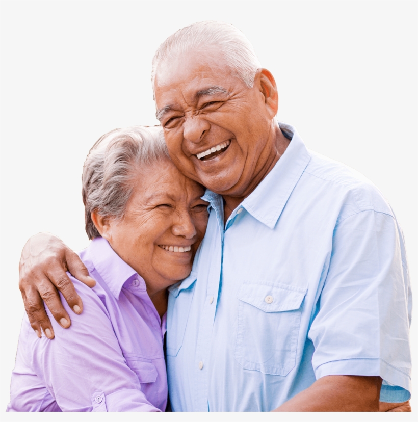 Senior Living Header Curve Parts Couple - Senior Citizen, transparent png download