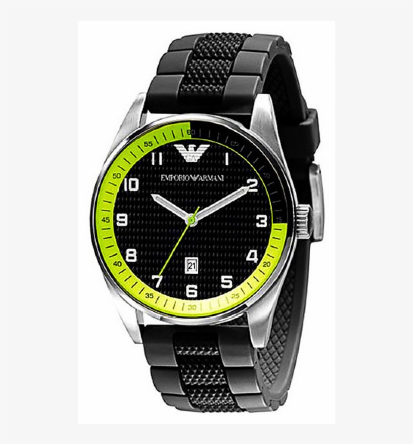 Mens Watch Png - Armani Sports Watch, transparent png download