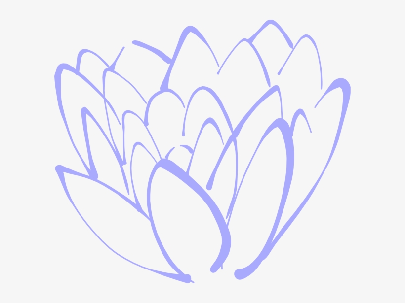 Light Blue Lotus Svg Clip Arts 600 X 535 Px, transparent png download
