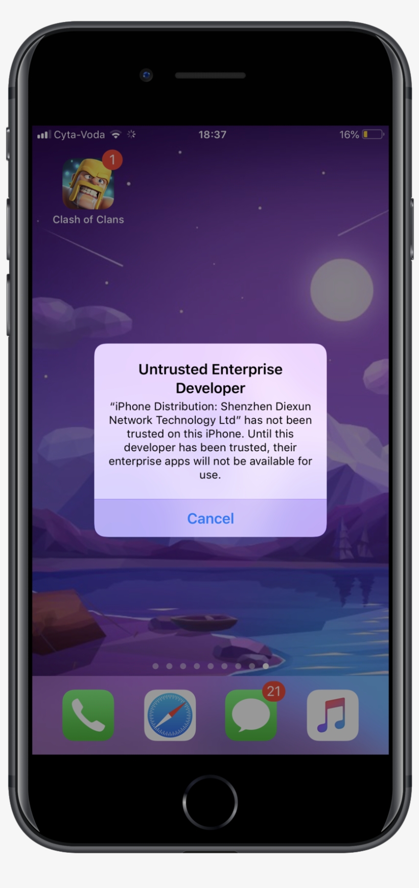Once Downloaded And Installed Tap It - Iphone, transparent png download