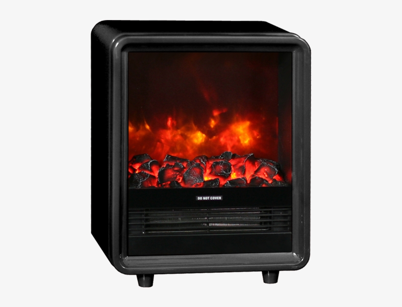 New 2000w Black Portable Mini Cube Electric Fireplace - Hearth, transparent png download