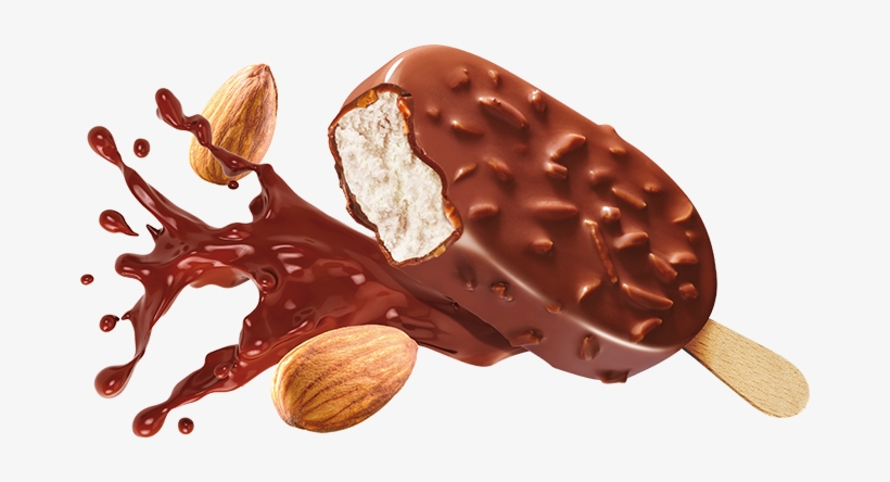 Chocolate Almond Lite - Ice Cream Bar, transparent png download