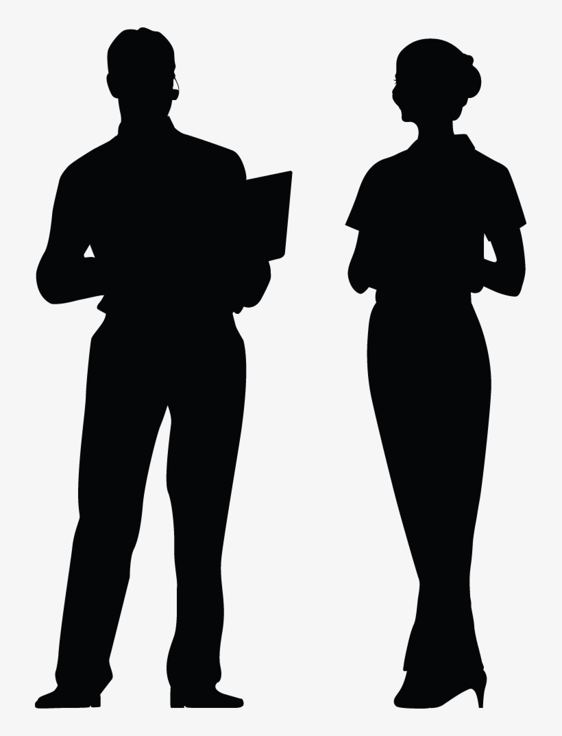 Business Meeting Silhouette - Silhouette, transparent png download