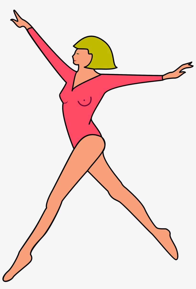 Big Image - Aerobics Clipaet, transparent png download