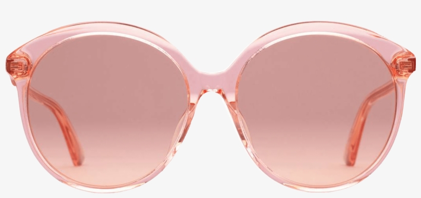 Specialized Fit Round-frame Acetate Sunglasses - Plastic, transparent png download