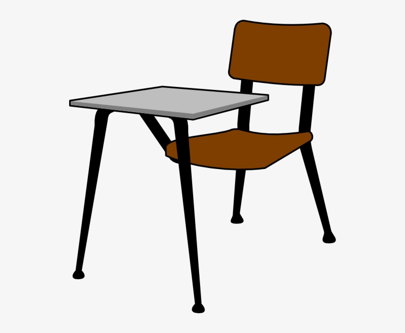 Image Freeuse Download Desktop Vector Clip Art - Student Desk Clipart, transparent png download