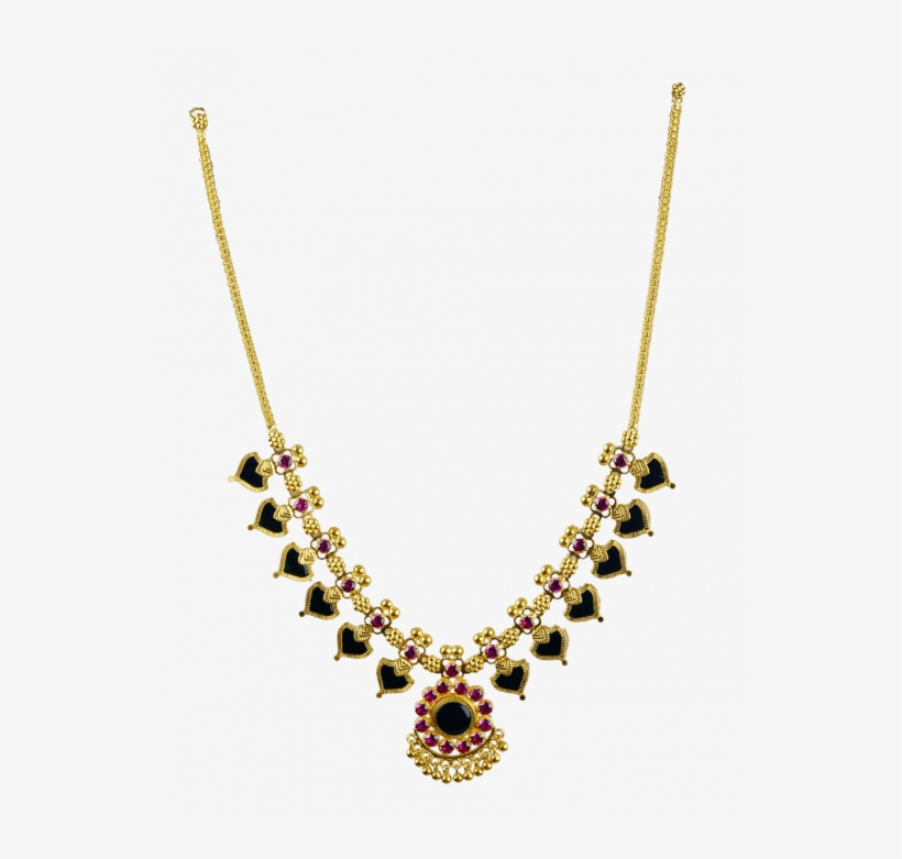 Pourvika N 5089-12 - Palaka Necklace Designs, transparent png download