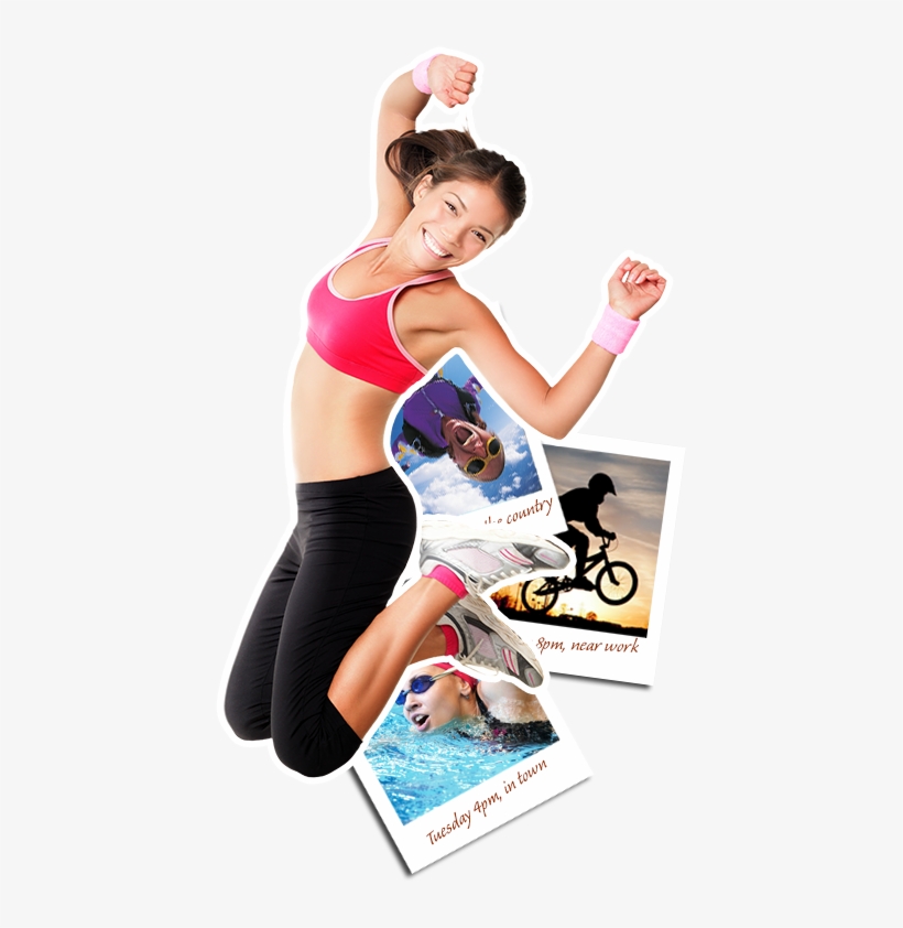 Jumping Girl - Flyer, transparent png download