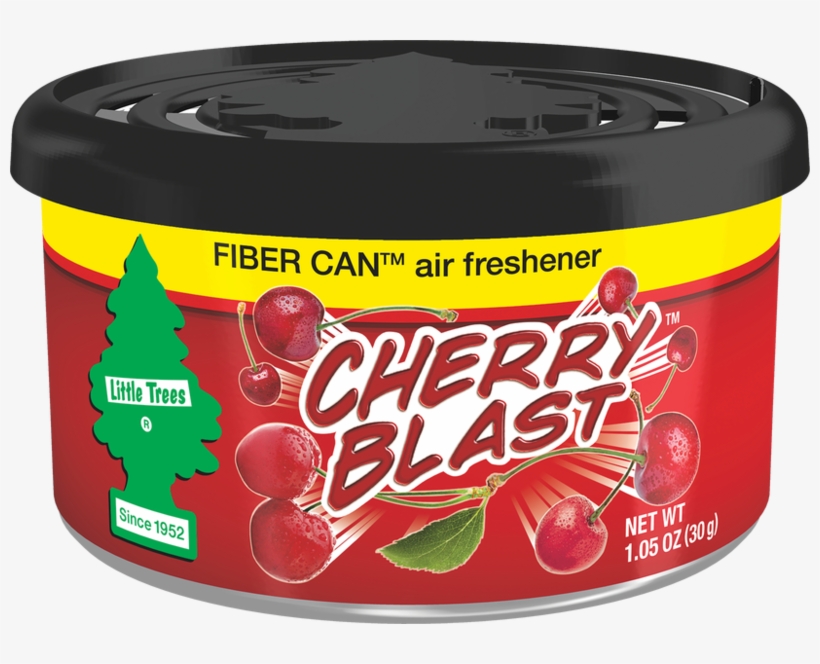 Little Trees Cherry Blast Fibre Can Air Freshener Car - Cherry, transparent png download