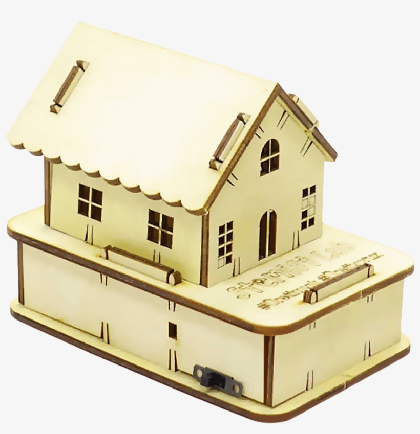 Wooden Rgb House - House, transparent png download