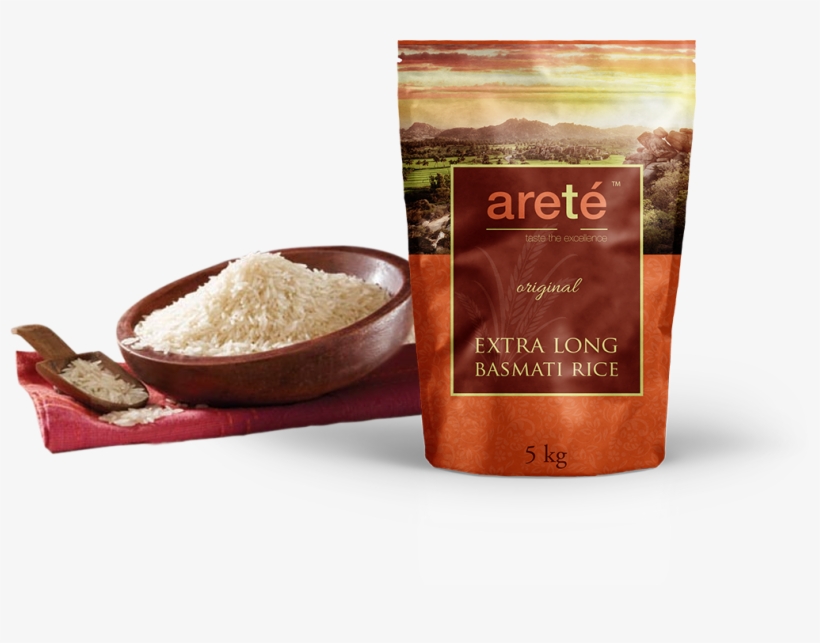 Extra Long Basmati Rice Packets - Arete Basmati Rice, transparent png download