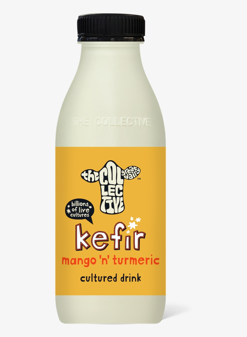 Mango 'n' Turmeric Kefir 500ml - Collective Media, transparent png download