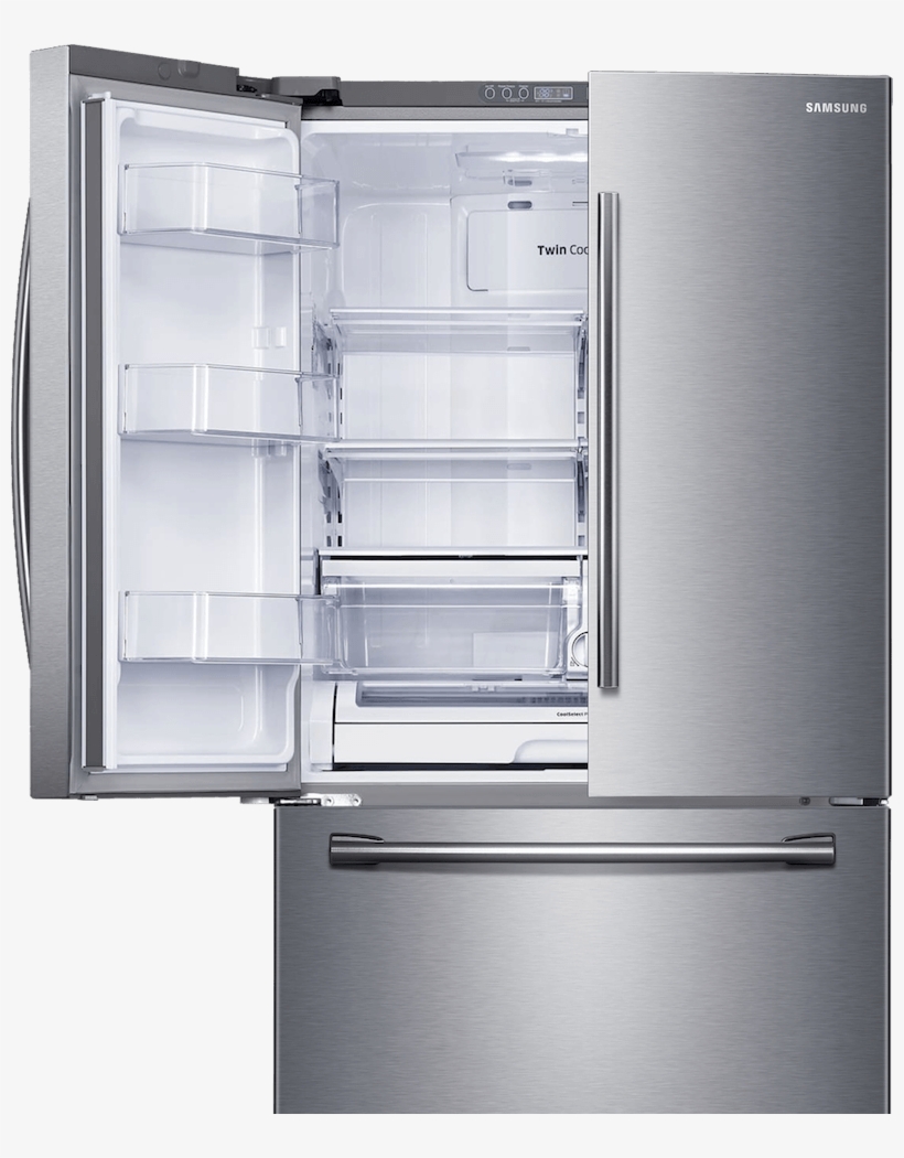 French Door Refrigerator Top Freezer Refrigerator - Major Appliance, transparent png download