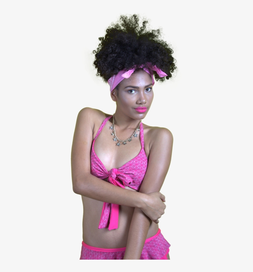 Take The Soft Brush And Paint With White On Hair - Girl, transparent png download