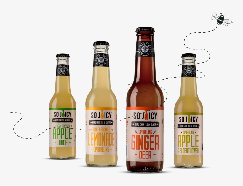 So Juicy, Fruit Juices And Sodas - Glass Bottle, transparent png download
