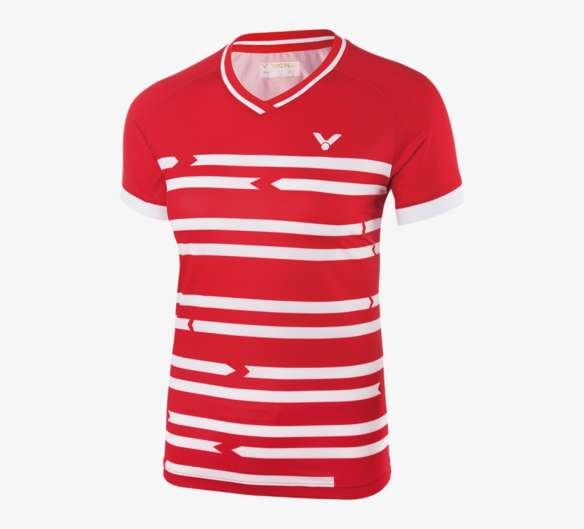 Victor T-shirt Denmark Team Red - Victor Denmark Badminton, transparent png download