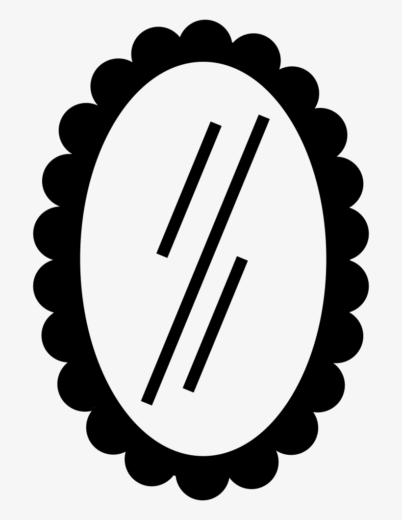 Mirror Of Oval Shape Comments - Hair Pick Png Transparent, transparent png download