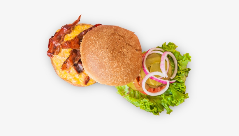 Burger - Burger From Top Png, transparent png download