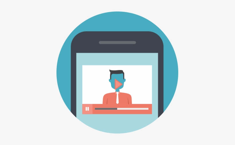 Get Personal With A Video Message - Videotelephony, transparent png download