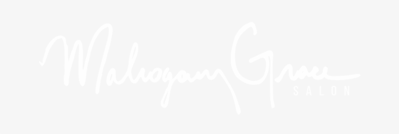 Mahogany Grace Salon Logo White 750 - Crowne Plaza White Logo, transparent png download