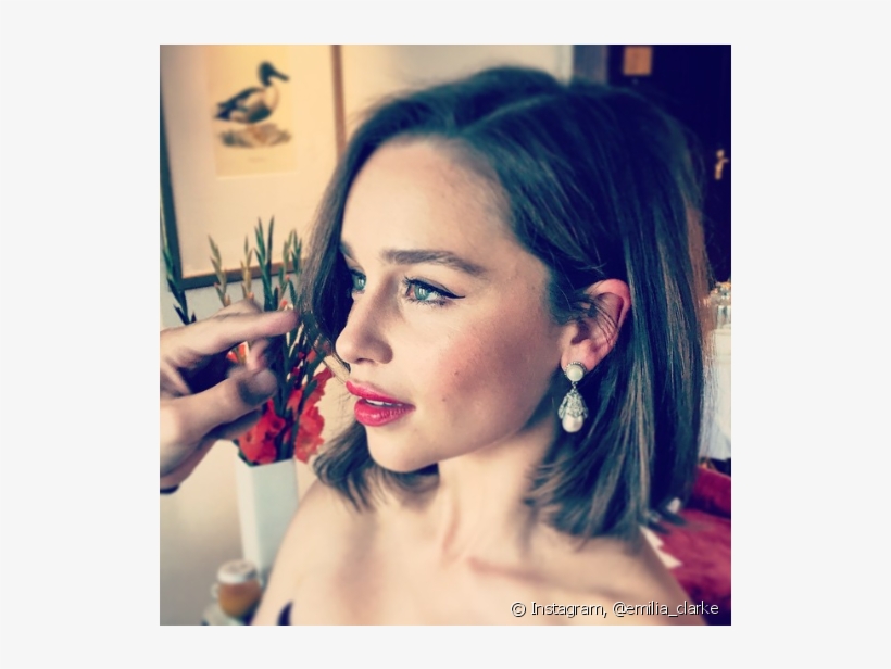 A Atriz Emilia Clarke Apostou Em Mechas Sutis Para - Emilia Clarke Blonde And Brunette, transparent png download